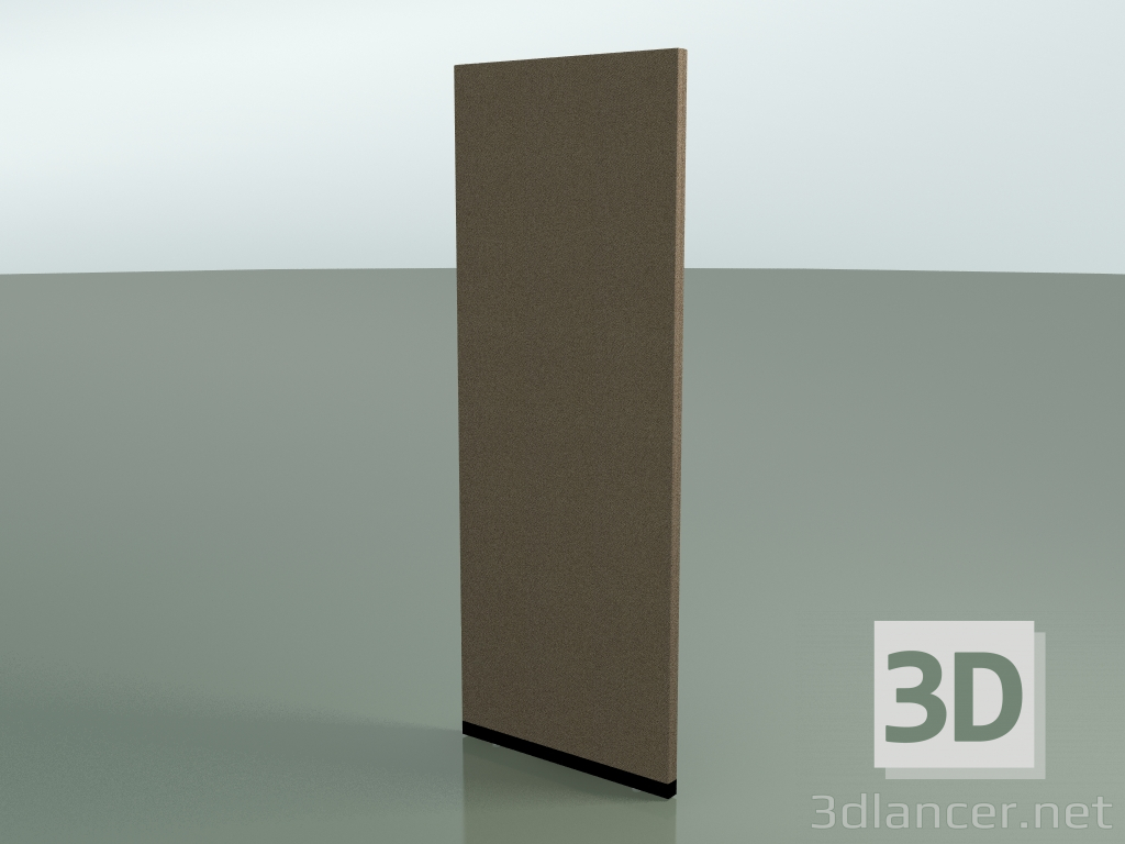 3d model Panel rectangular 6408 (167,5 x 63 cm, color único) - vista previa