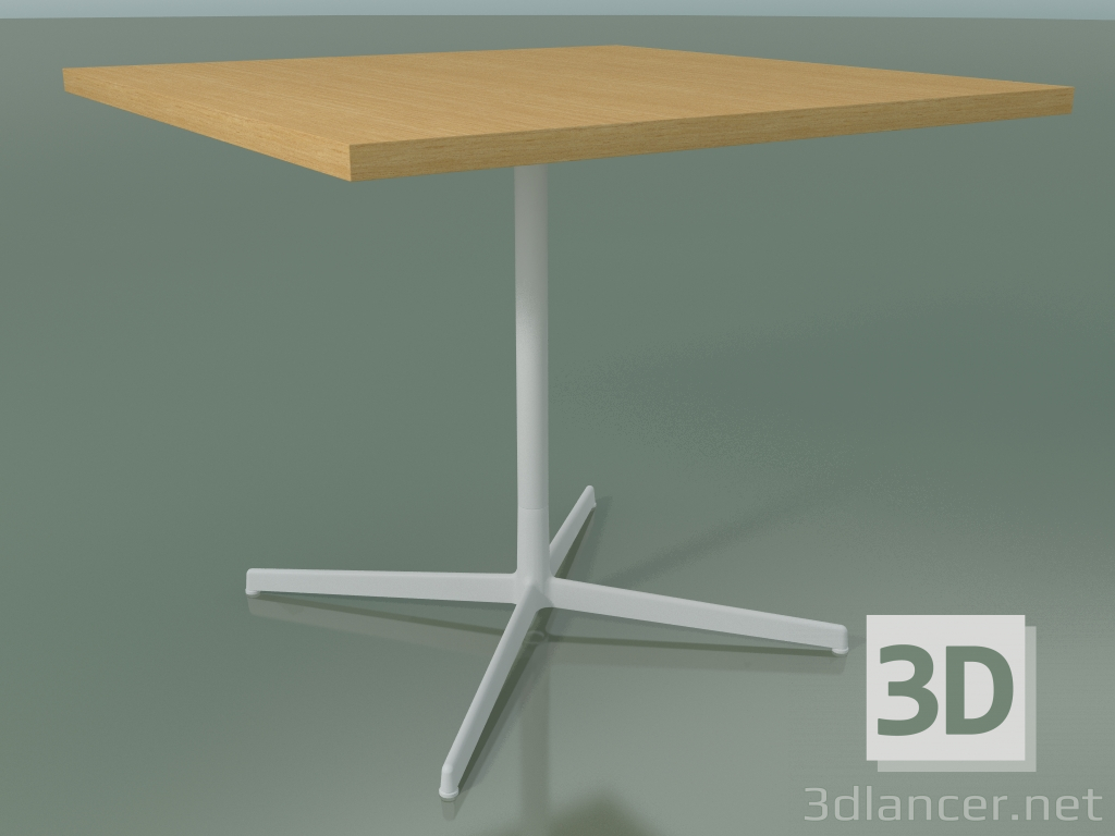 Modelo 3d Mesa quadrada 5567 (H 74 - 90x90 cm, carvalho natural, V12) - preview