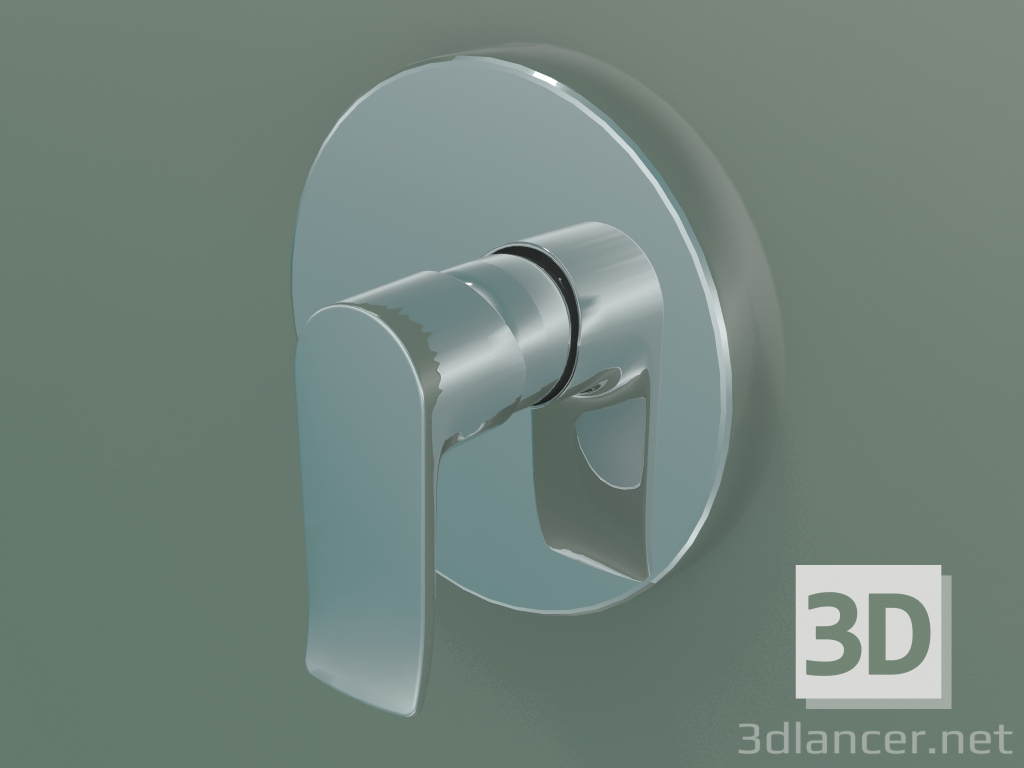 modèle 3D Mitigeur de douche monocommande (31685000) - preview