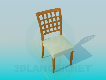 modello 3D Sedia - anteprima