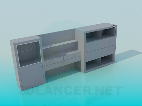 3d model Modern sideboard - preview