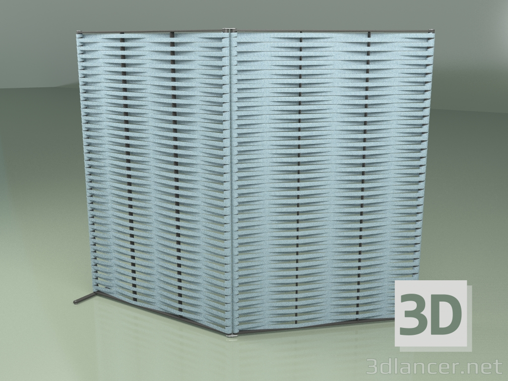 3D Modell Wandschirm 101 (Gürtel 25 mm Himmel) - Vorschau