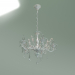 3d model Pendant chandelier 3281-5 (white with gold-tinted Strotskis crystal) - preview