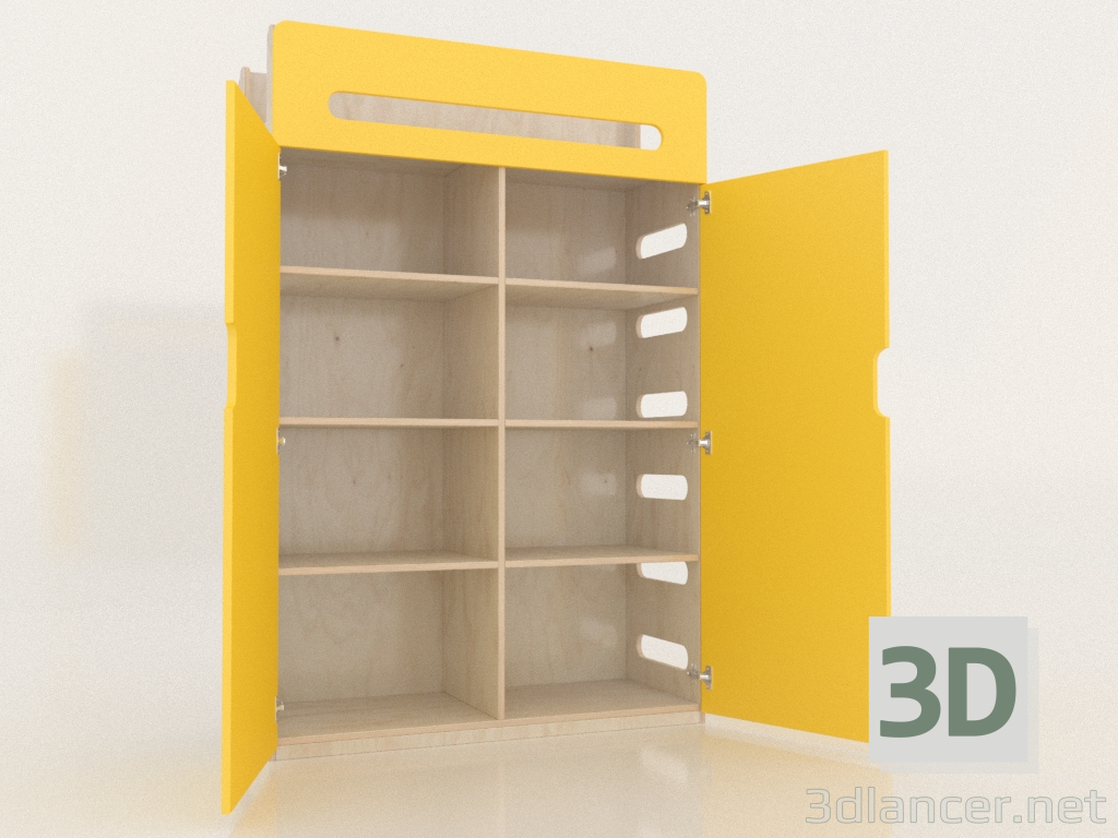 modello 3D Armadio aperto MOVE WB (WYMWB2) - anteprima