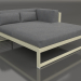 3D Modell XL-Modulsofa, Abschnitt 2 rechts (Gold) - Vorschau