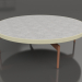 modèle 3D Table basse ronde Ø120 (Or, DEKTON Kreta) - preview