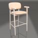 3d model Taburete de bar con brazos Mild (02) - vista previa