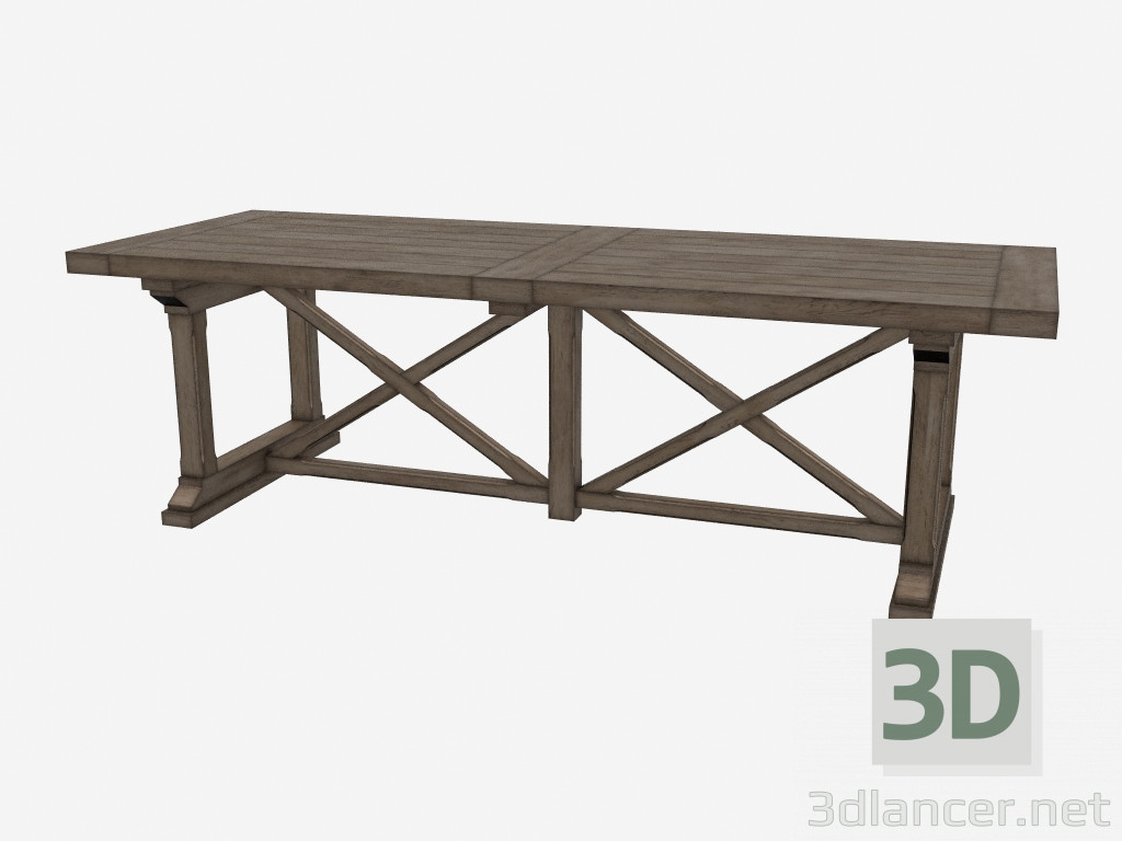 Modelo 3d Mesa de jantar PRESTON (301.010-2N7) - preview