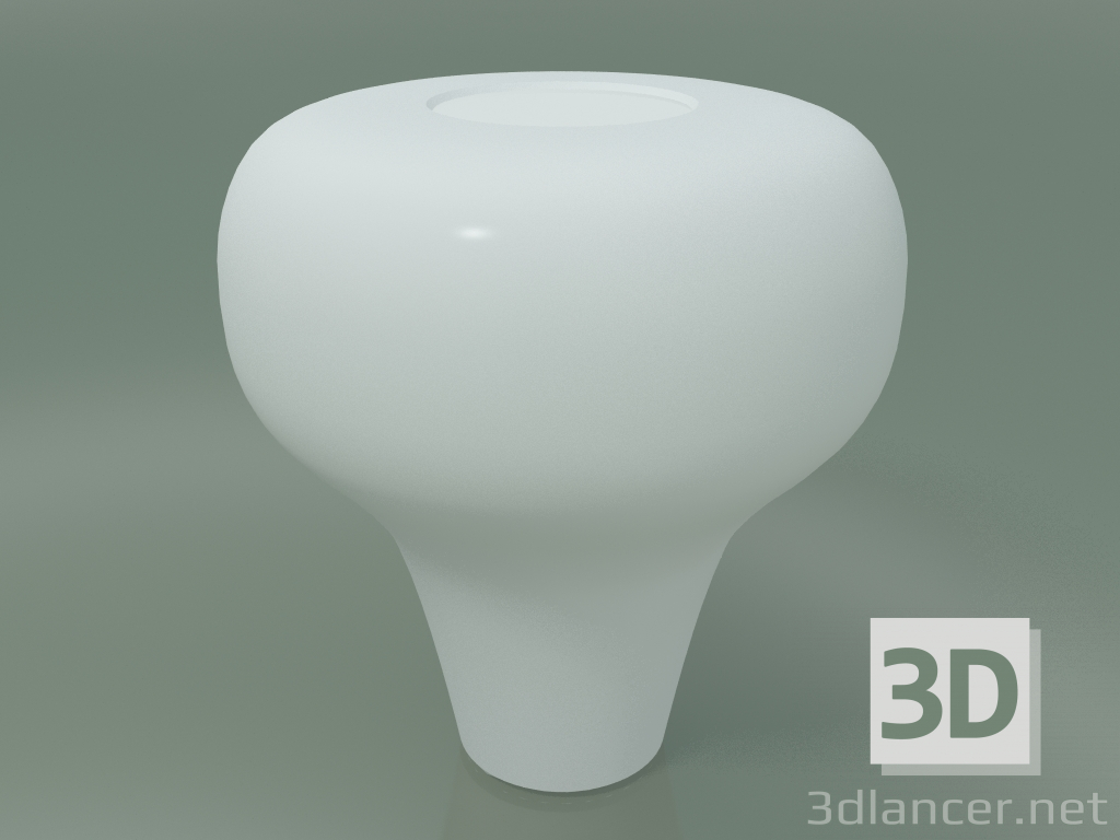 3D modeli Vazo Düzgün Tob (H 30 cm) - önizleme