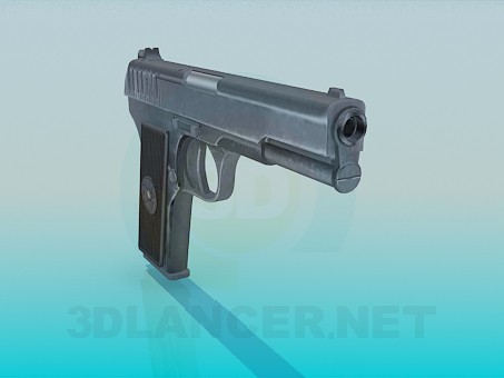 3d model Pistola TT-33 - vista previa