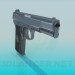 3d model Pistola TT-33 - vista previa