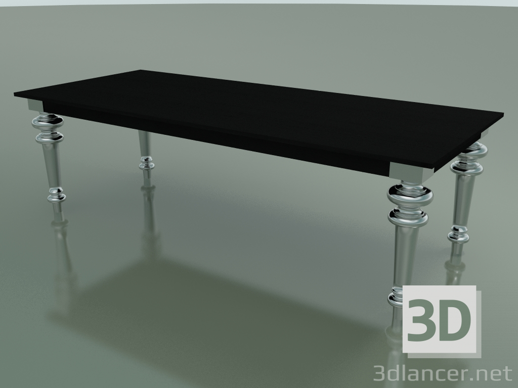 3d модель Стіл обідній (33, Black, Aluminium) – превью