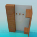 3d model Corner wardrobe in the hallway - preview