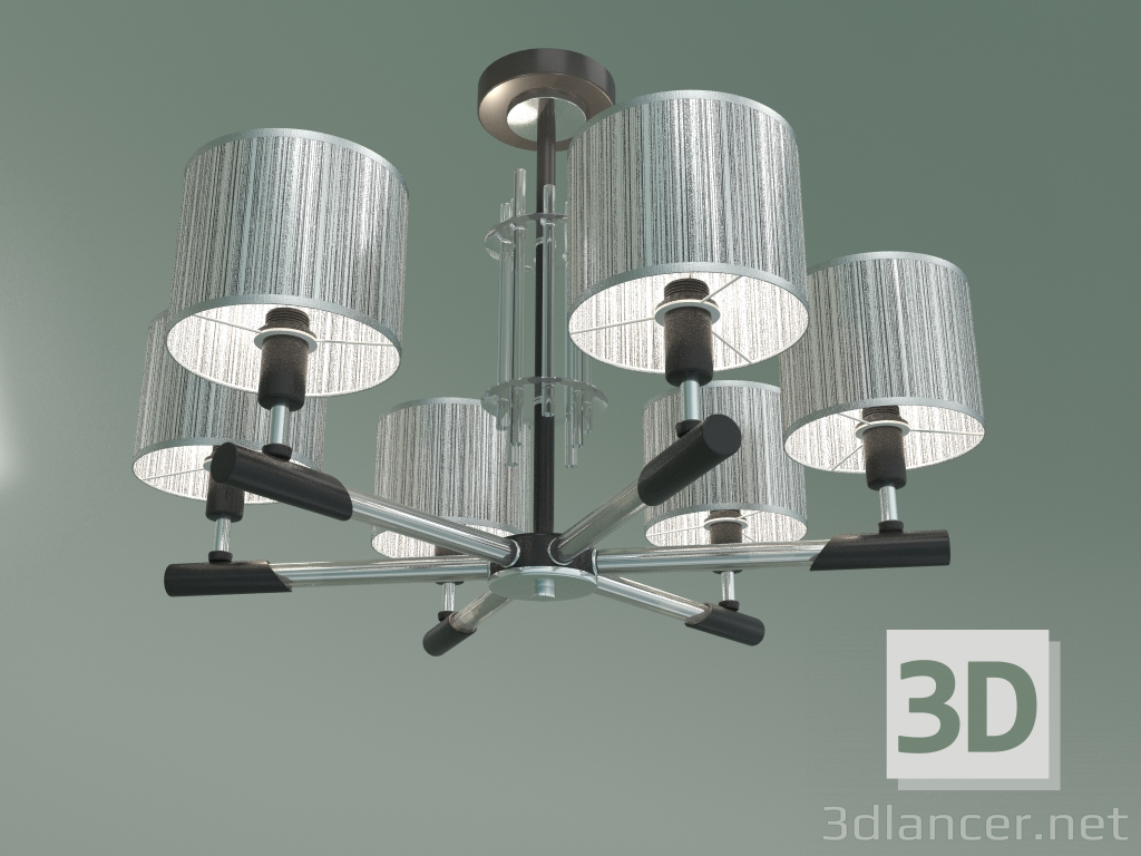 Modelo 3d Candelabro de teto 60078-6 (cromo) - preview