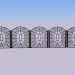 3d модель Огорожа – превью