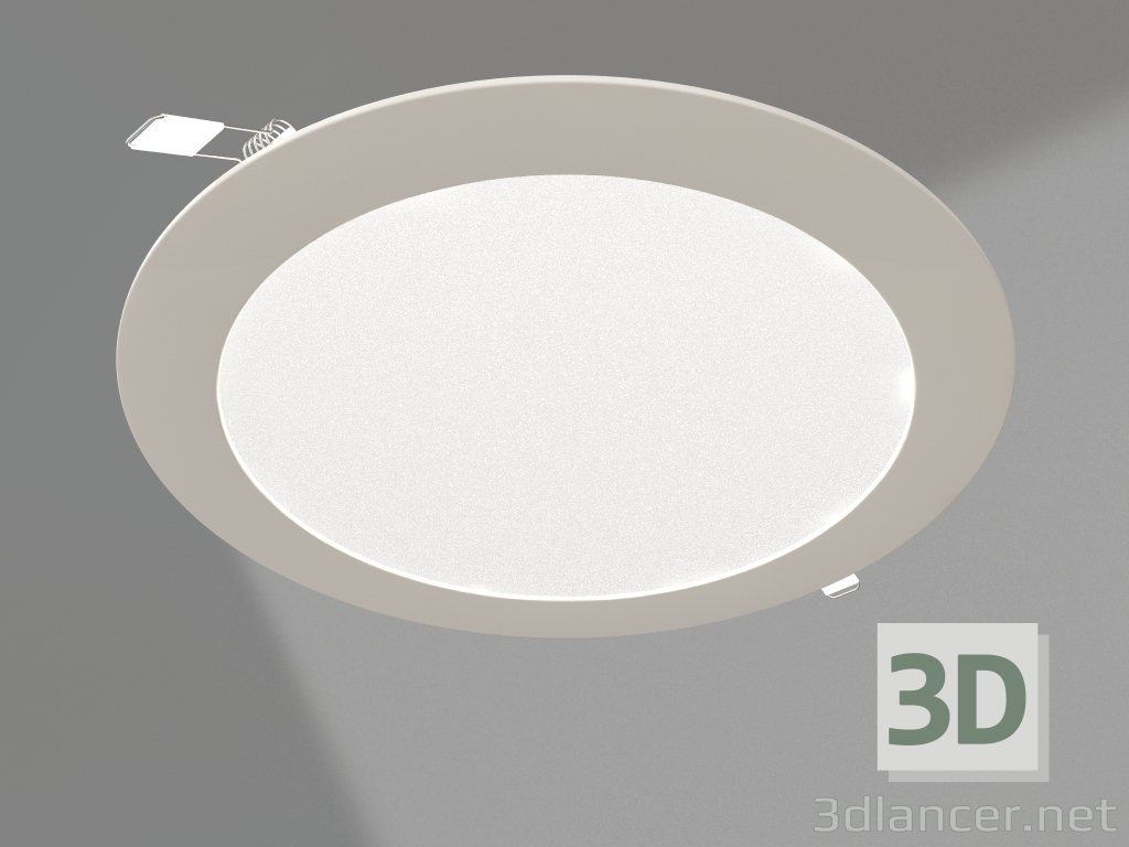 modello 3D Lampada DL-192M-18W Bianca - anteprima