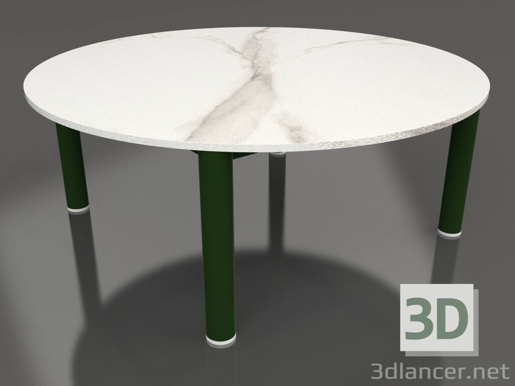 3D Modell Couchtisch D 90 (Flaschengrün, DEKTON Aura) - Vorschau