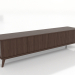 modello 3D Mobile TV LARGE 2000 mm (noce scuro) - anteprima
