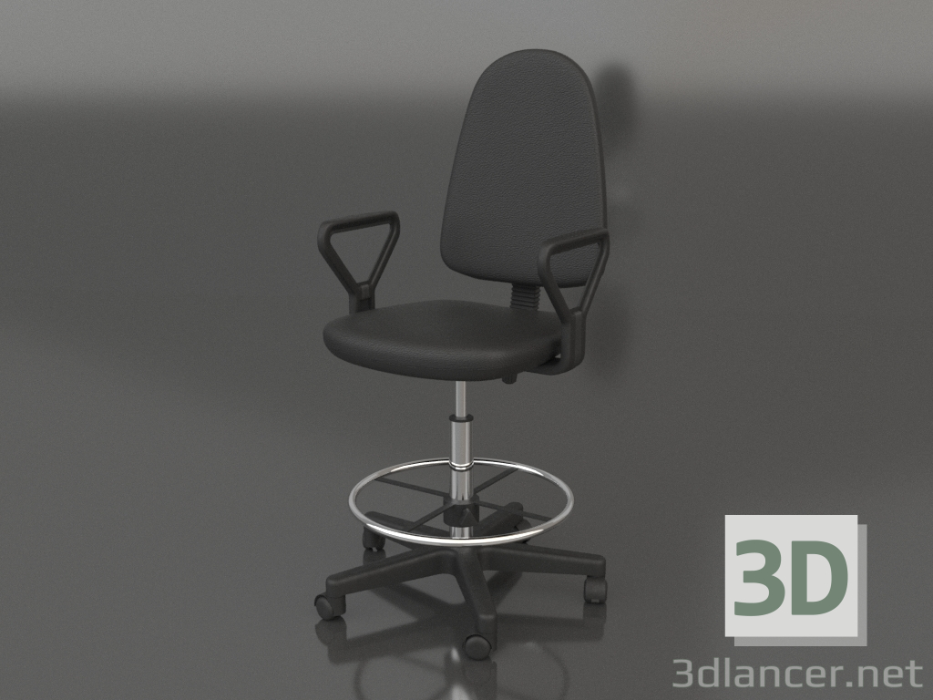 3d model Silla de laboratorio C2 (opción 2) - vista previa 3d model Silla de laboratorio C2 (opción 2) - vista previa