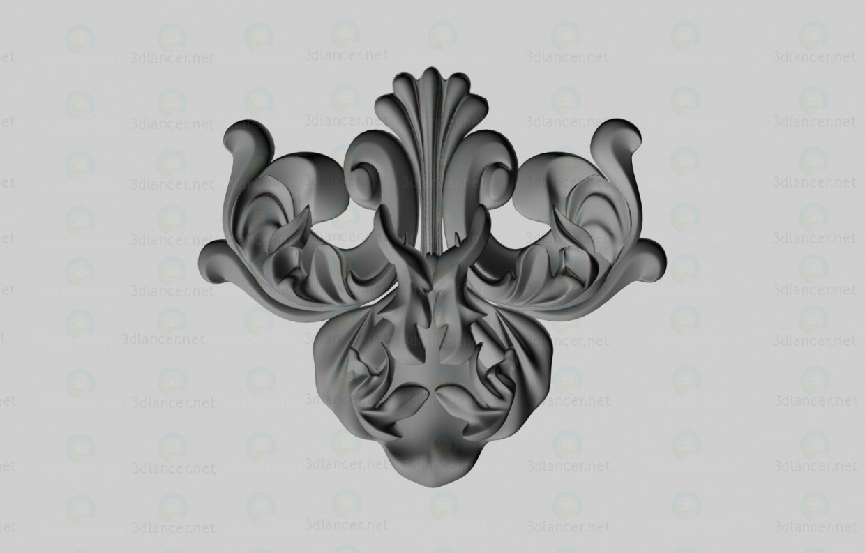 Modelo 3d Estuque decorativo - preview