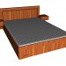 Modelo 3d Cama 160 x 220 - preview