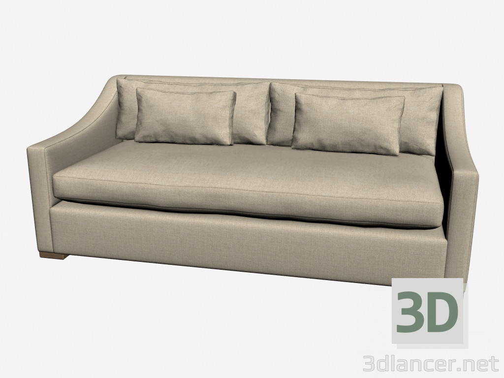 modello 3D Divano letto PUFFY (104.001-SB-F01) - anteprima