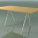 modèle 3D Table en forme de savon 5431 (H 74 - 90x160 cm, pieds 180 °, plaqué chêne naturel L22, V12) - preview