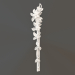 3d model Gypsum corner element DELH 003 4-1 A (467x89x31) - preview