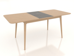 Dining table Ekarma folding 1840x800 mm (Oak bleached, option 2)