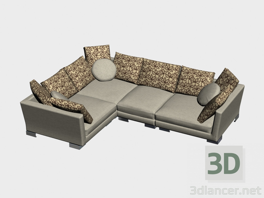 3D Modell Sofaecke TN (I-Variante) - Vorschau