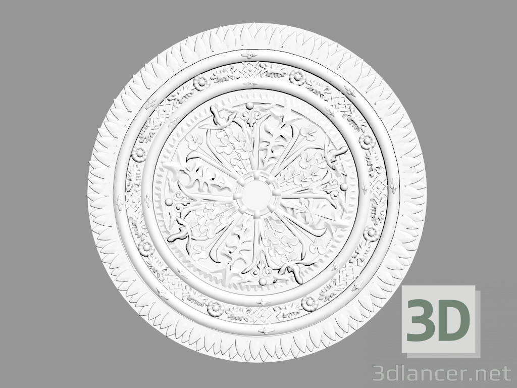 Modelo 3d Tomada de teto R302 - preview