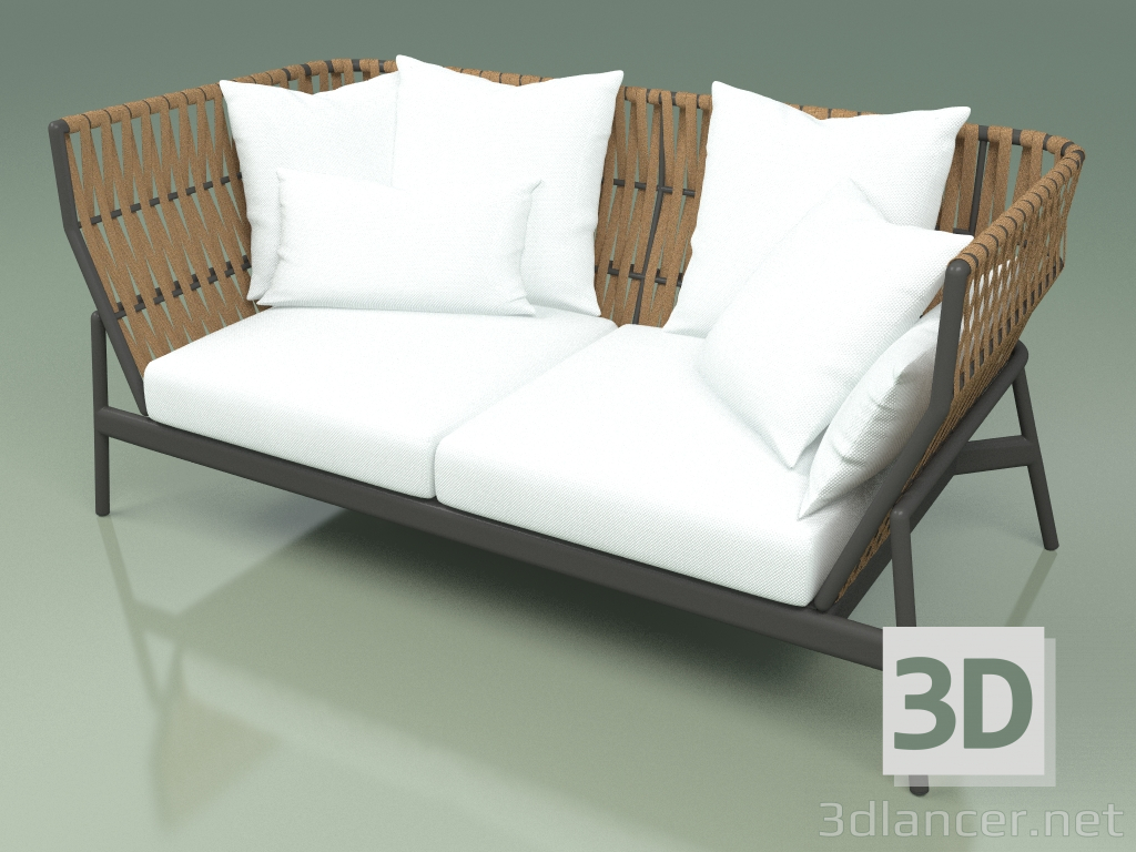 3D Modell Sofa 102 (Gürtel Tabak) - Vorschau