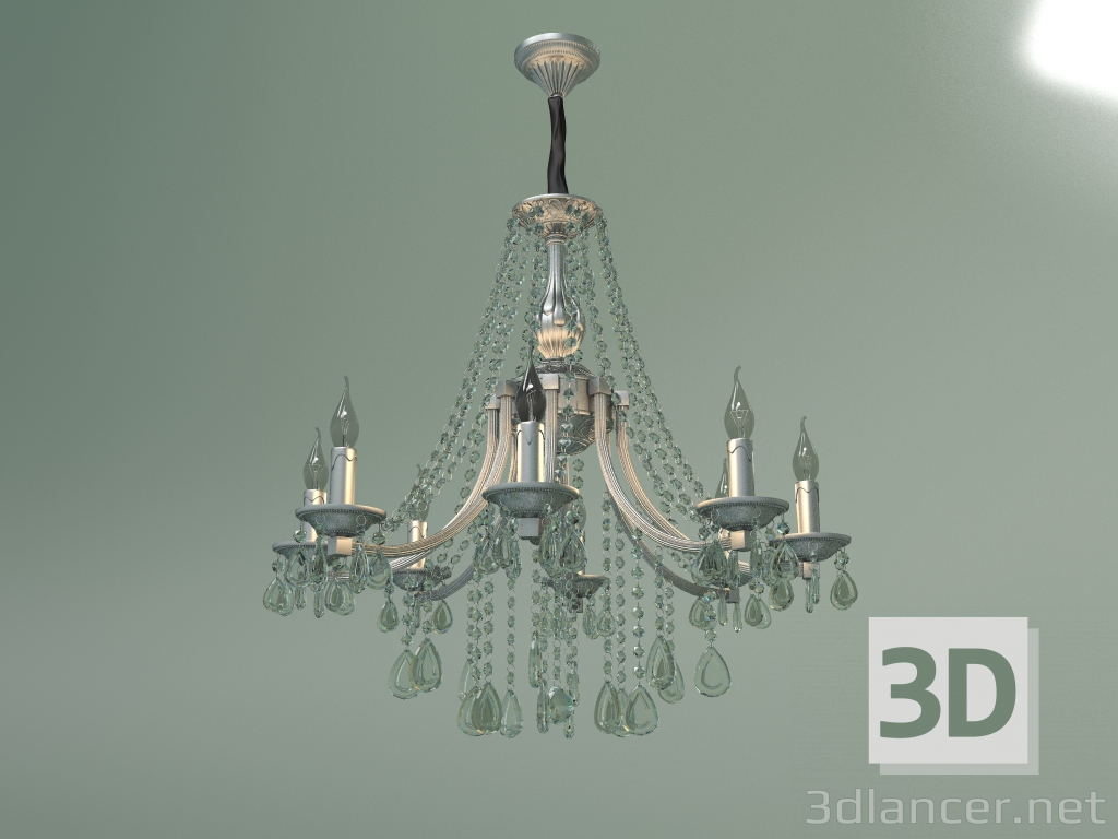 Modelo 3d Lustre suspenso Liguria 314-8 Strotskis - preview