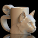 Becher - Katze 3D-Modell kaufen - Rendern