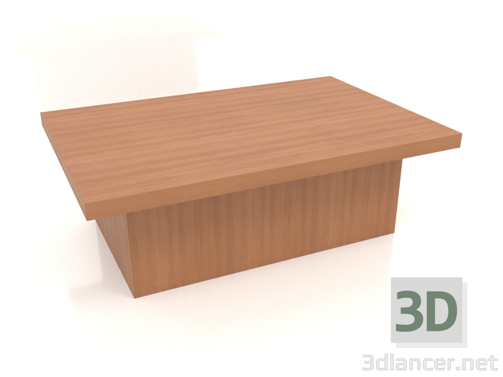 3D Modell Couchtisch JT 101 (1200x800x400, Holzrot) - Vorschau