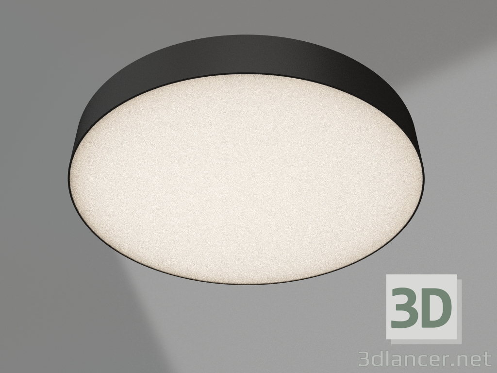 modèle 3D Lampe IM-RONDO-EMERGENCY-3H-R500-54W Warm3000 (BK, 120 degrés, 230V) - preview