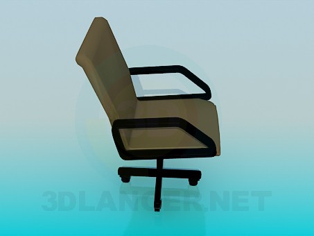 3d model Chair on wheels - preview