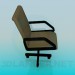 3d model Chair on wheels - preview