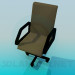 3d model Chair on wheels - preview