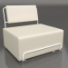 modèle 3D Chaise longue (Blanc) - preview