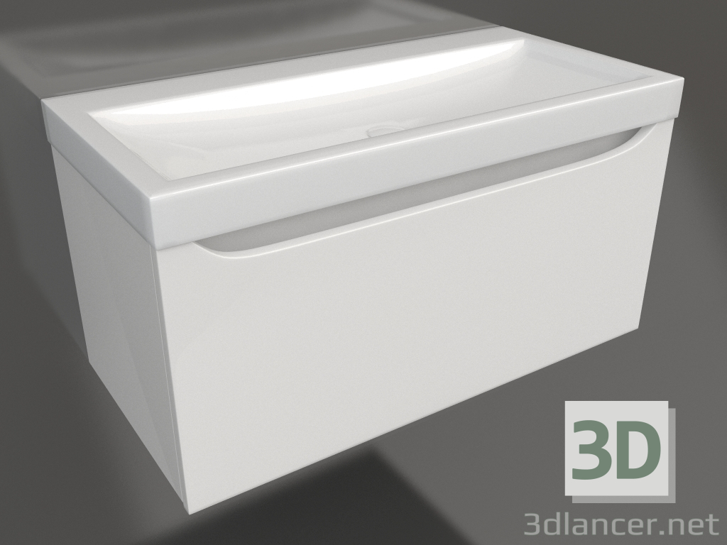 modèle 3D Armoire suspendue 80 cm (Ver.01.08) - preview