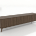 modello 3D Mobile TV LARGE 2000 mm (frassino alleggerito noce) - anteprima