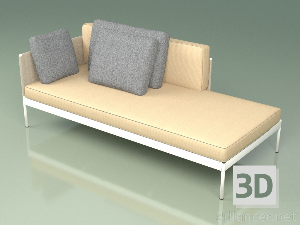 3D Modell Modulares Sofa (357 + 334, Option 2) - Vorschau