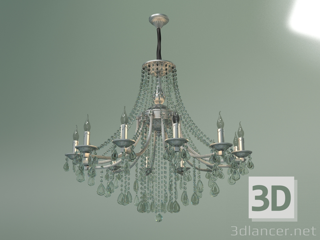 modello 3D Lampadario a sospensione Liguria 314-12 Strotskis - anteprima