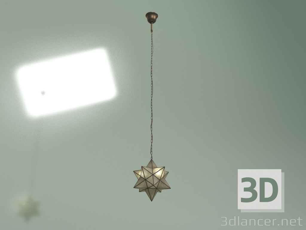 Modelo 3d Luminária suspensa do céu - preview