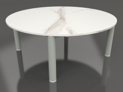 Coffee table D 90 (Cement gray, DEKTON Aura)