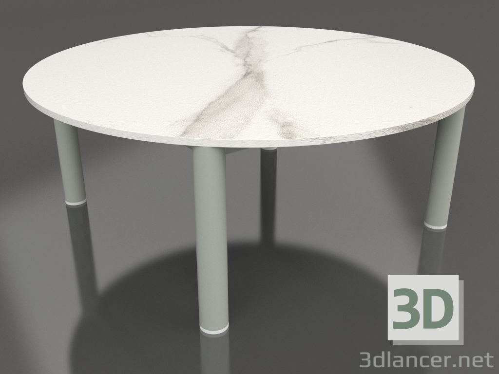 modèle 3D Table basse D 90 (Gris ciment, DEKTON Aura) - preview