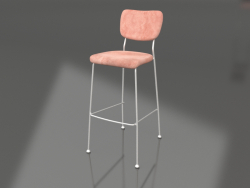 Bar stool Benson 75.5 cm (Pink)