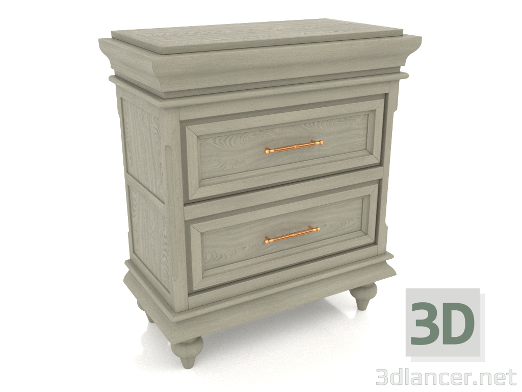 3d model Chest of drawers (1 section) - preview