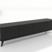 Modelo 3d Móvel de TV GRANDE 2000 mm (preto RAL 9005) - preview